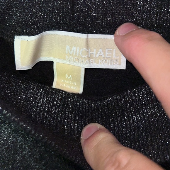 Michael Kors black metallic button skirt - Picture 4 of 4